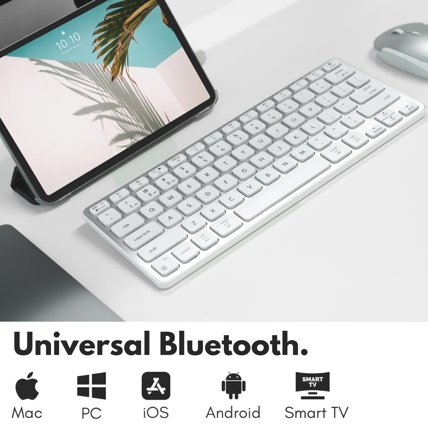 Amazon | Macally コンパクトバックライトBluetoothキーボード Mac用